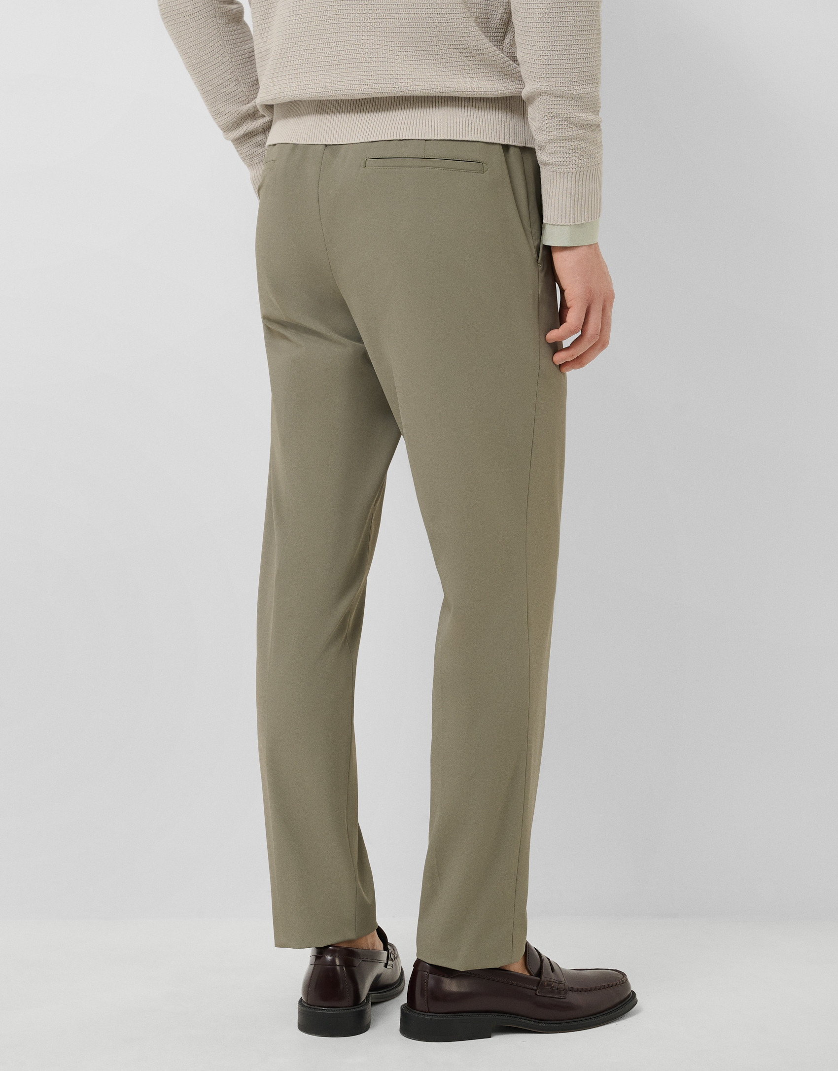 Pantalón separate técnico caqui - Hombre | Roberto Verino