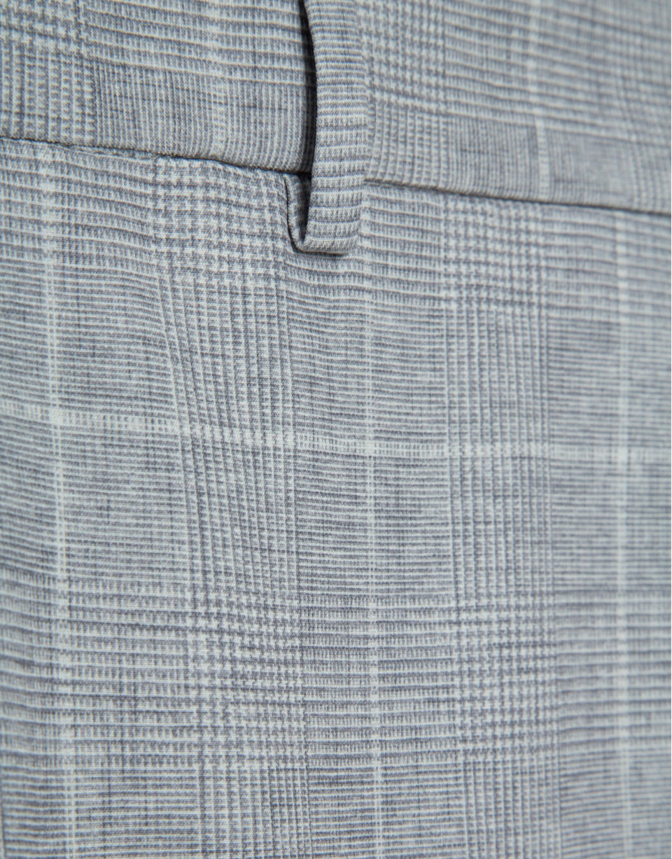 Pantalón separate cuadros tonos grises  | Roberto Verino