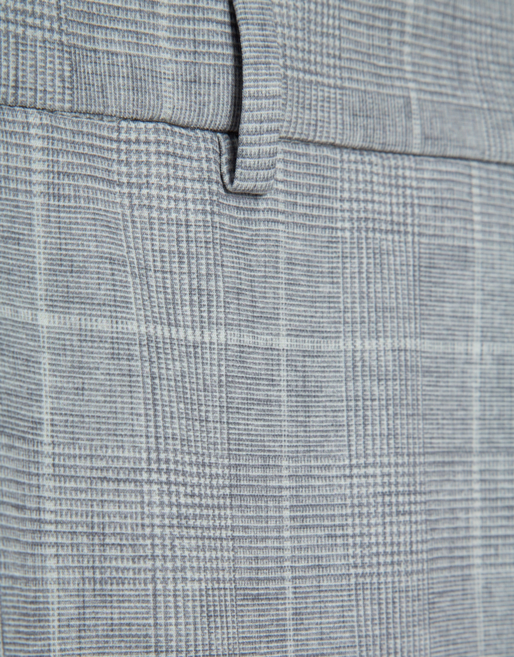 Pantalón separate cuadros tonos grises  | Roberto Verino