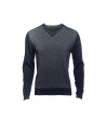 Blue wool/cashmere pullover