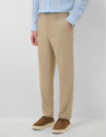 Pantalón separate liso técnico beige - Hombre | Roberto Verino