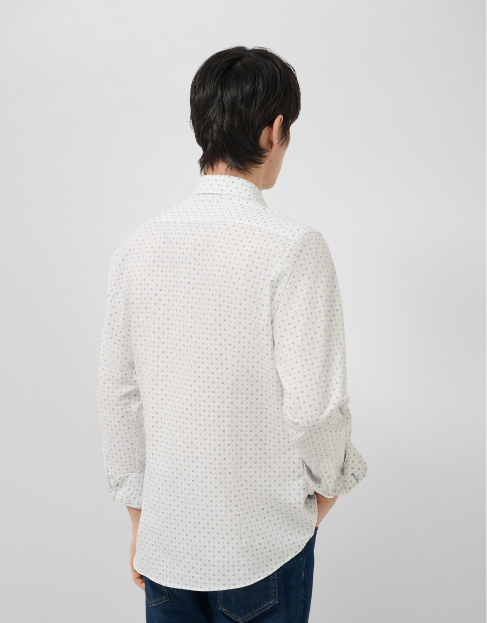 Camisa sport regular fit estampado ... | Roberto Verino