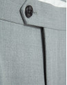 Pantalón gris melange hebillas - Hombre | Roberto Verino