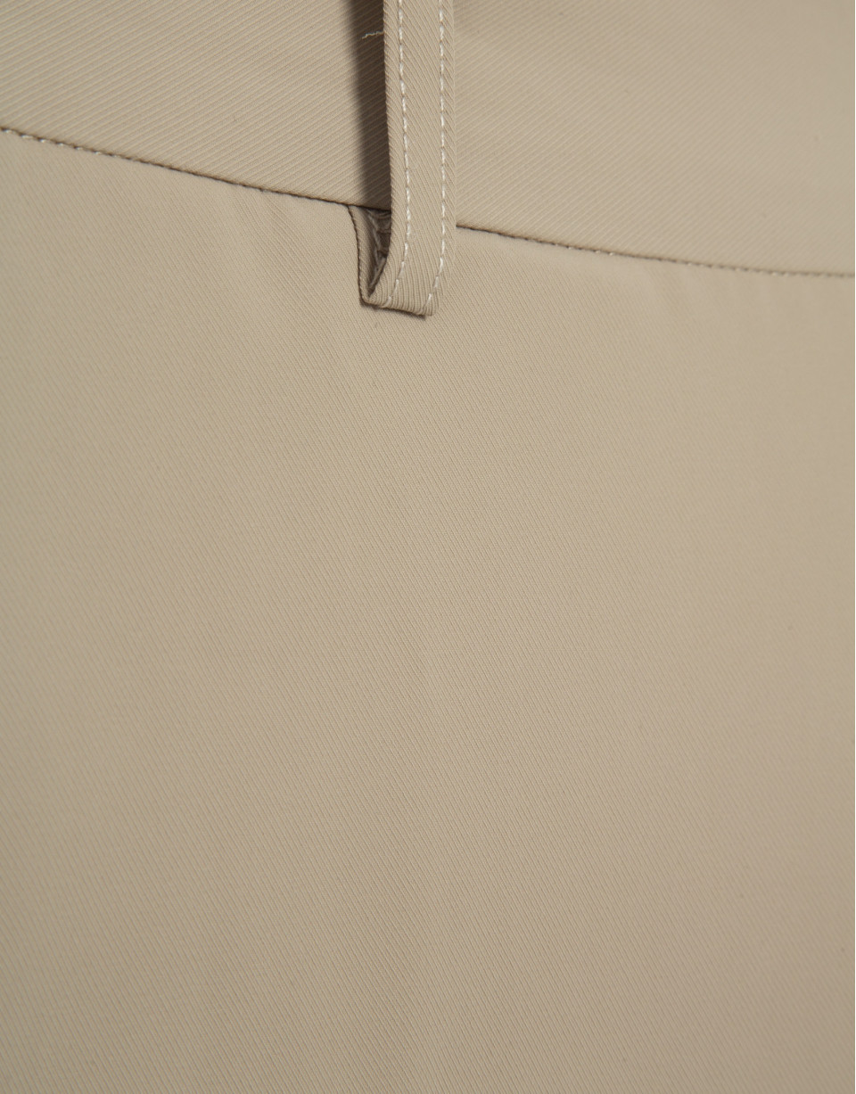 Beige plain technical separate trousers - Man | Roberto Verino
