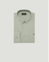 Regular fit khaki light oxford shirt - Man | Roberto Verino