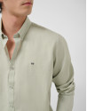 Camisa sport regular oxford caqui claro | Roberto Verino