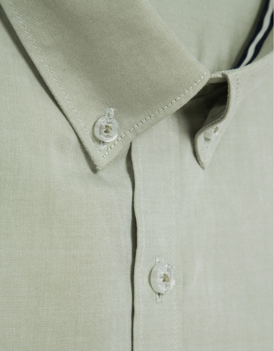 Camisa sport regular oxford caqui claro | Roberto Verino