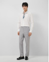 Camisa sport slim fit microestructura blanca | Roberto Verino