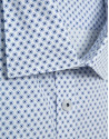 Camisa sport regular estampado geométrico azul | Roberto Verino