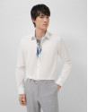 Camisa sport slim fit microestructura blanca | Roberto Verino