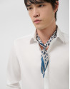 Camisa sport slim fit microestructura blanca | Roberto Verino