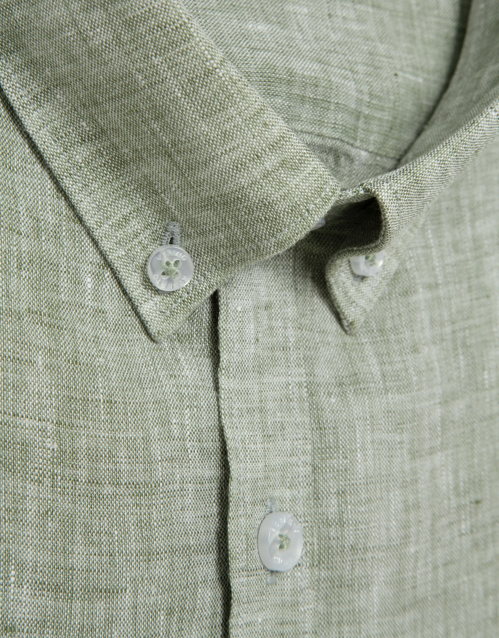 Camisa sport regular lino caqui - Hombre | Roberto Verino