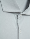 Grey long-sleeved piqué shirt - Man - SS2026 | Roberto Verino