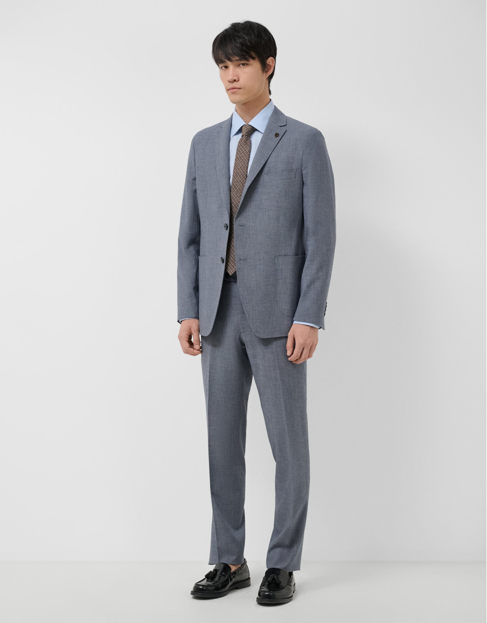 Separate comfort faux smooth navy blue jacket | Roberto Verino