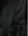 Black leather jacket - Man - SS2025 | Roberto Verino