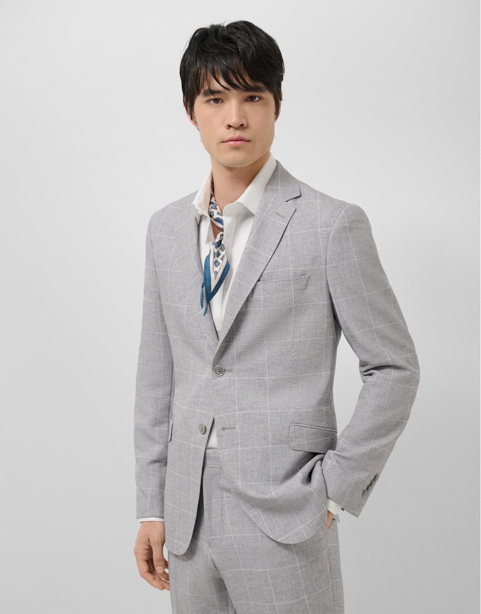 Americana cuadros tonos grises - Hombre | Roberto Verino