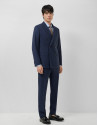 Traje half canvas lana cuadros tonos azules | Roberto Verino