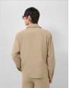 Beige technical separate overshirt - Man | Roberto Verino