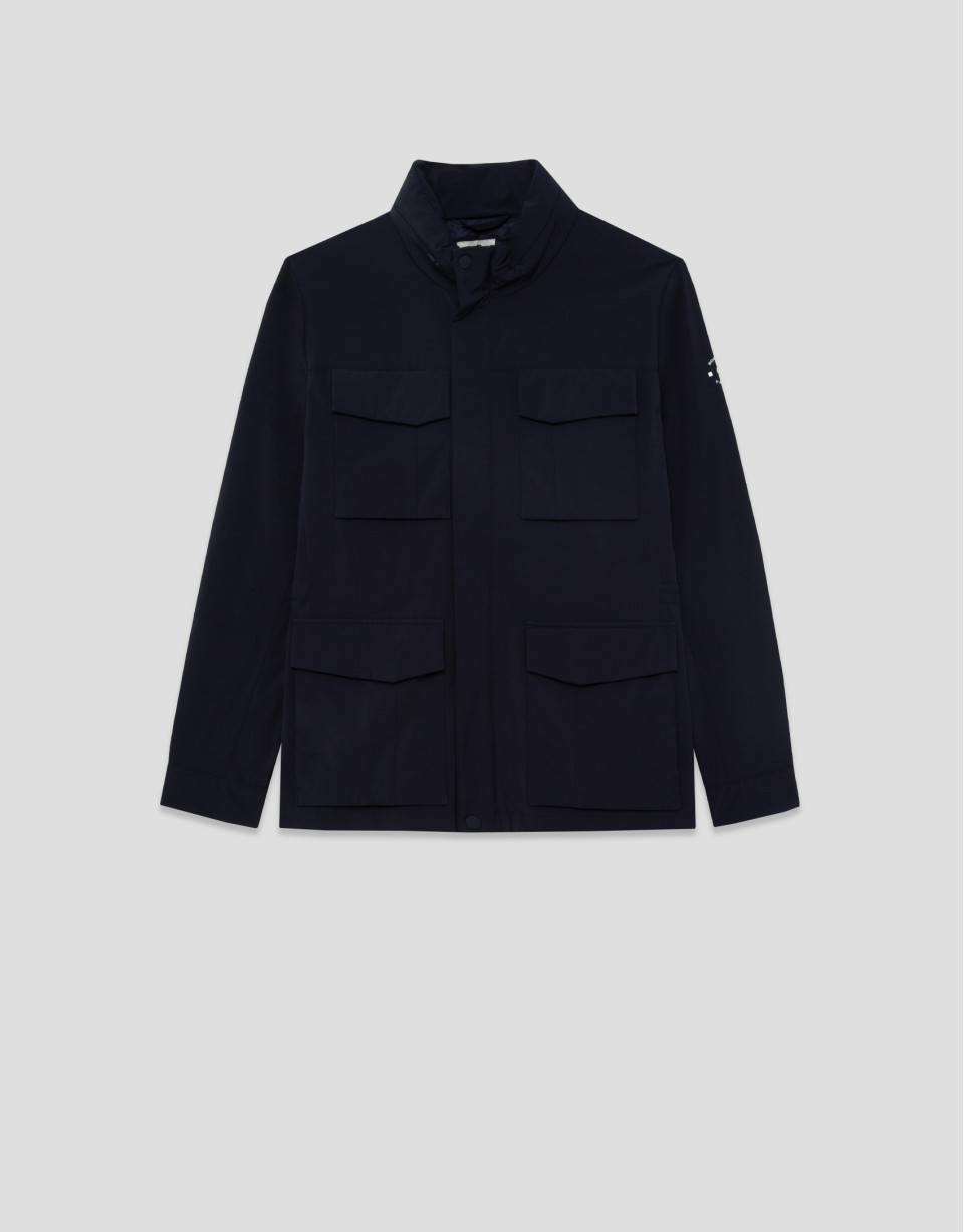 Parka cuatro bolsillos azul marino - Hombre | Roberto Verino