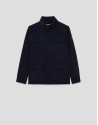 Parka cuatro bolsillos azul marino - Hombre | Roberto Verino