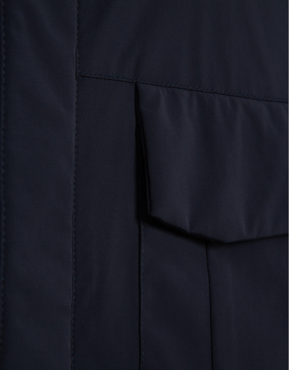 Parka cuatro bolsillos azul marino - Hombre | Roberto Verino