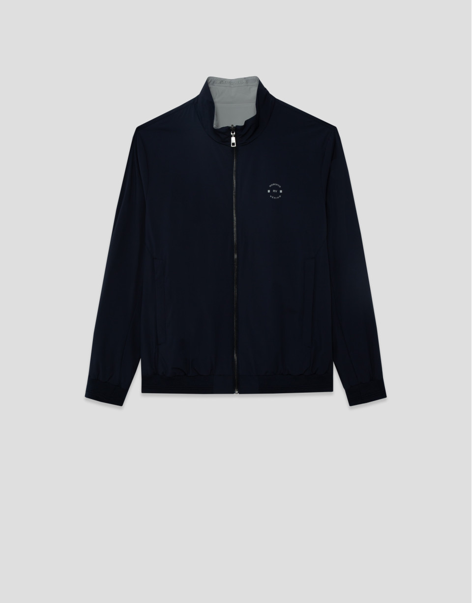 Reversible navy/grey jacket - Man - SS2026 | Roberto Verino