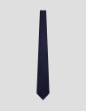 Corbata seda azul con jacquard celeste y rojo | Roberto Verino