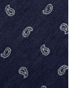 Corbata de seda/lino espiga con jacquard ... | Roberto Verino