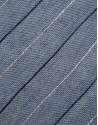 Silk/linen tie with blue stripes - Man - SS2026 | Roberto Verino