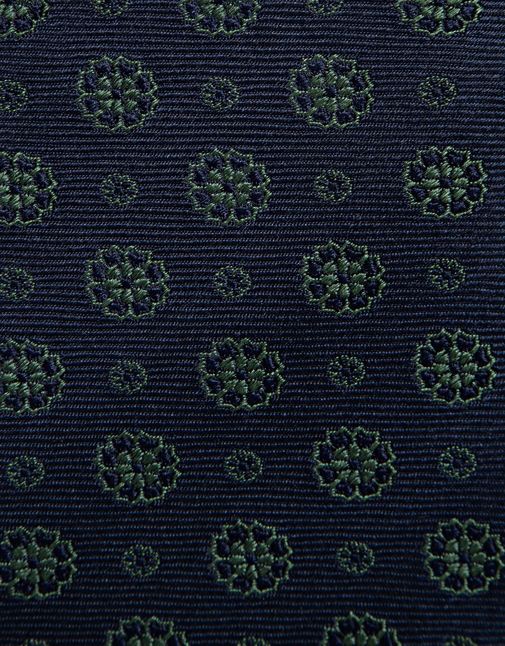 Corbata seda marino con jacquard geométrico ... | Roberto Verino
