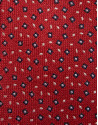 Corbera seda roja con jacquard geométrico ... | Roberto Verino