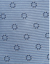 Corbata seda celeste jacquard geométrico marino | Roberto Verino