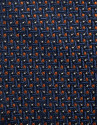 Corbata seda jacquard geométrico marino/naranja | Roberto Verino