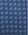 Corbata seda azul con jacquard cachemires plata | Roberto Verino