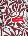Bañador estampado flor tropical ciruela y blanco | Roberto Verino