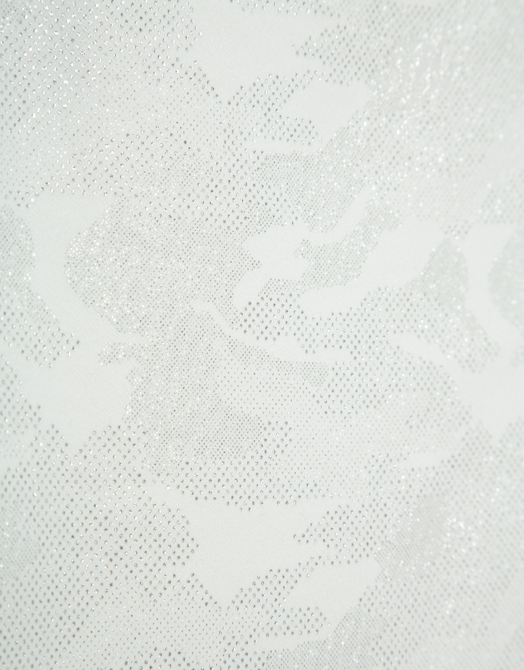 White five-pocket trousers with silver ... | Roberto Verino