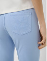 Pantalón pitillo cinco bolsillos algodón azul | Roberto Verino