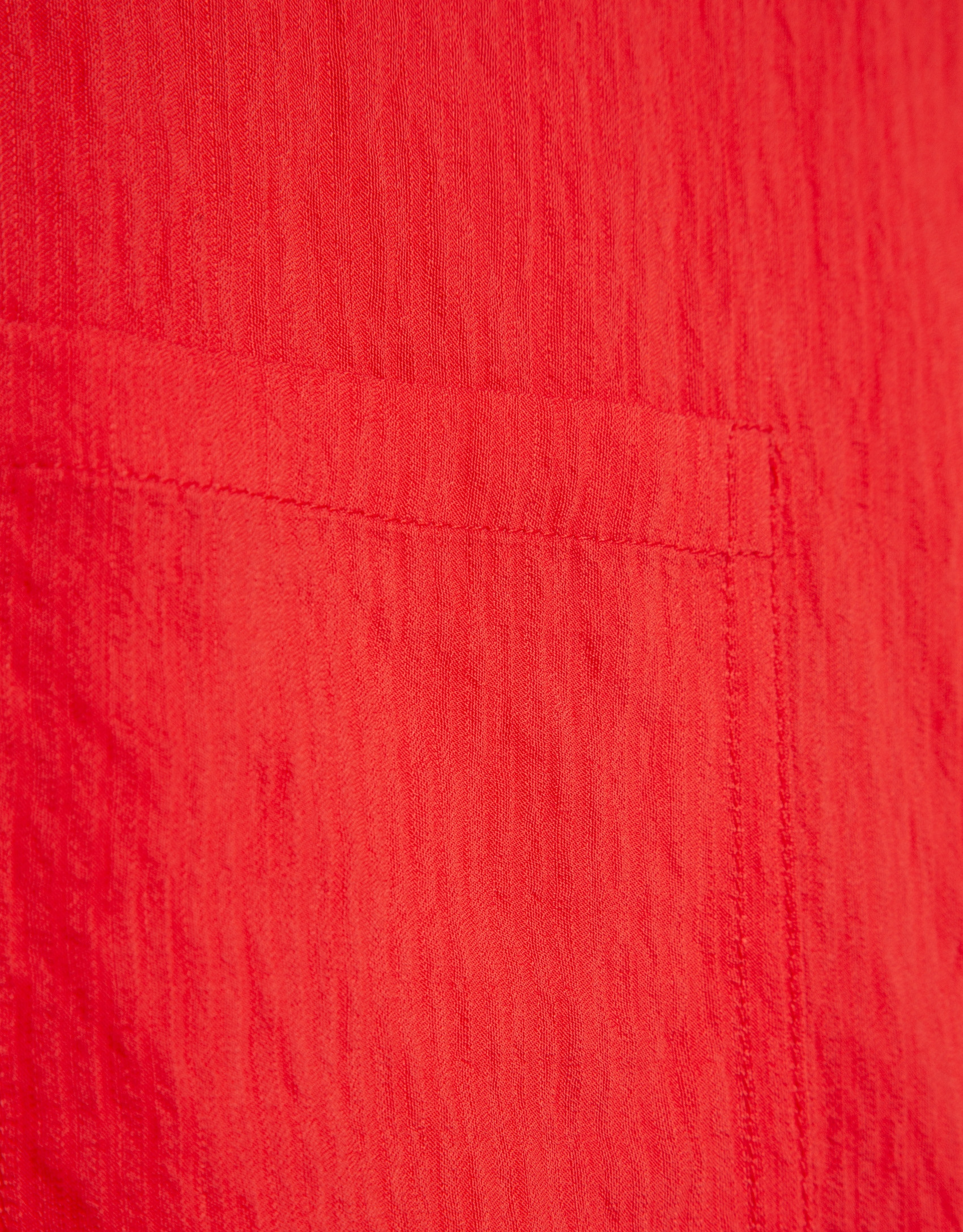 Sleeveless blouse with pockets in red - Woman | Roberto Verino