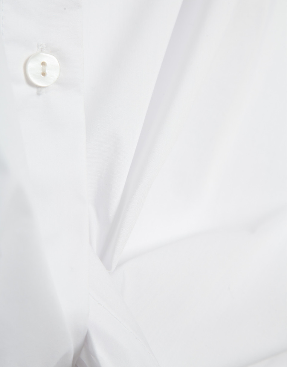 Camisa manga larga anudada blanca - Mujer | Roberto Verino