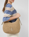 Jimena Hobo shoulder bag in ecru - Woman | Roberto Verino