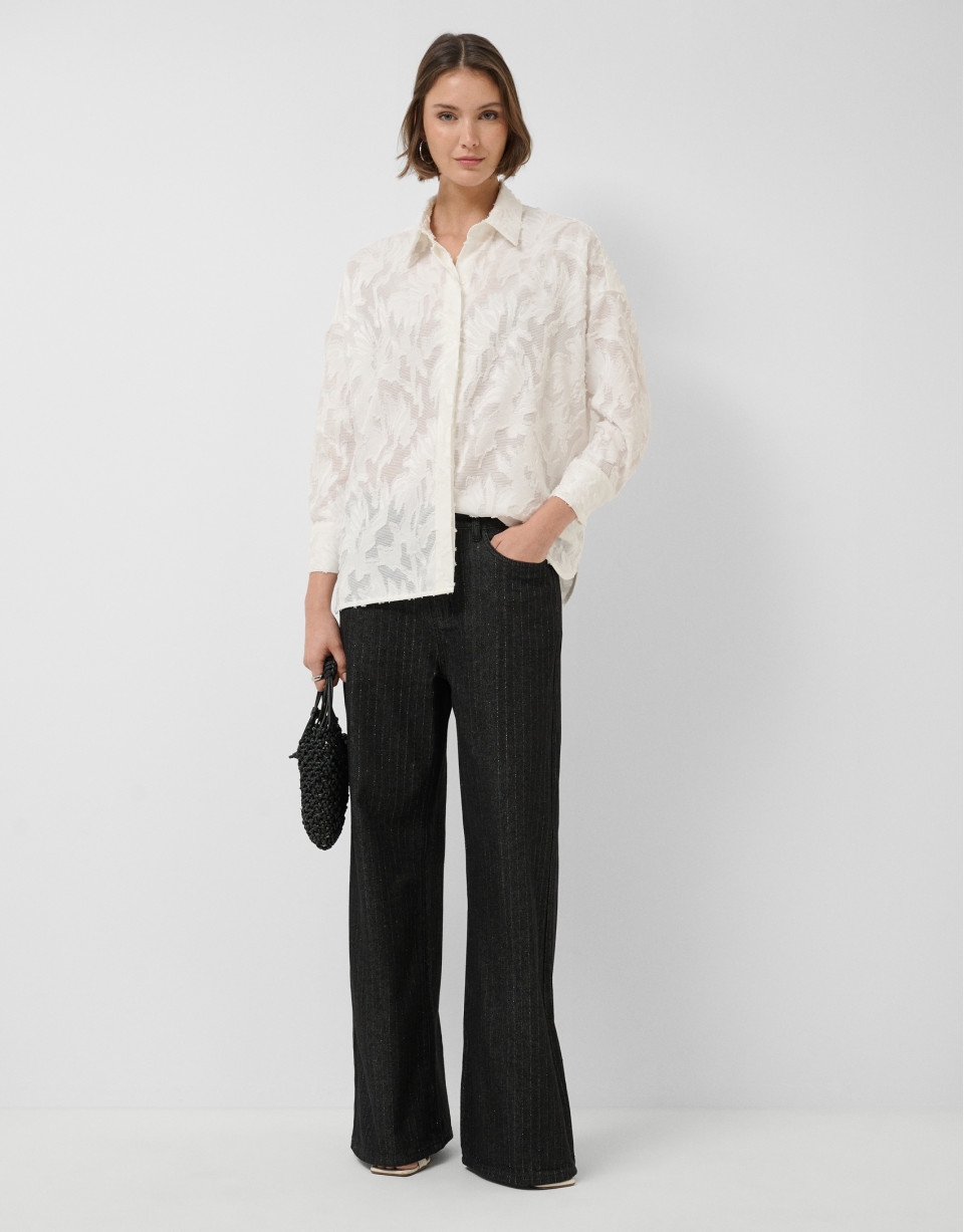 Camisa oversize blanca - Mujer - PV2026 | Roberto Verino