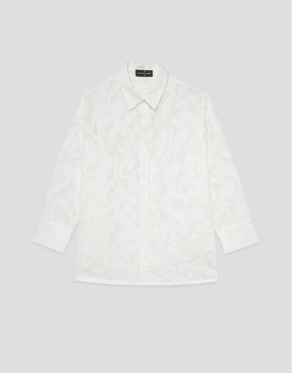 Camisa oversize blanca - Mujer - PV2026 | Roberto Verino