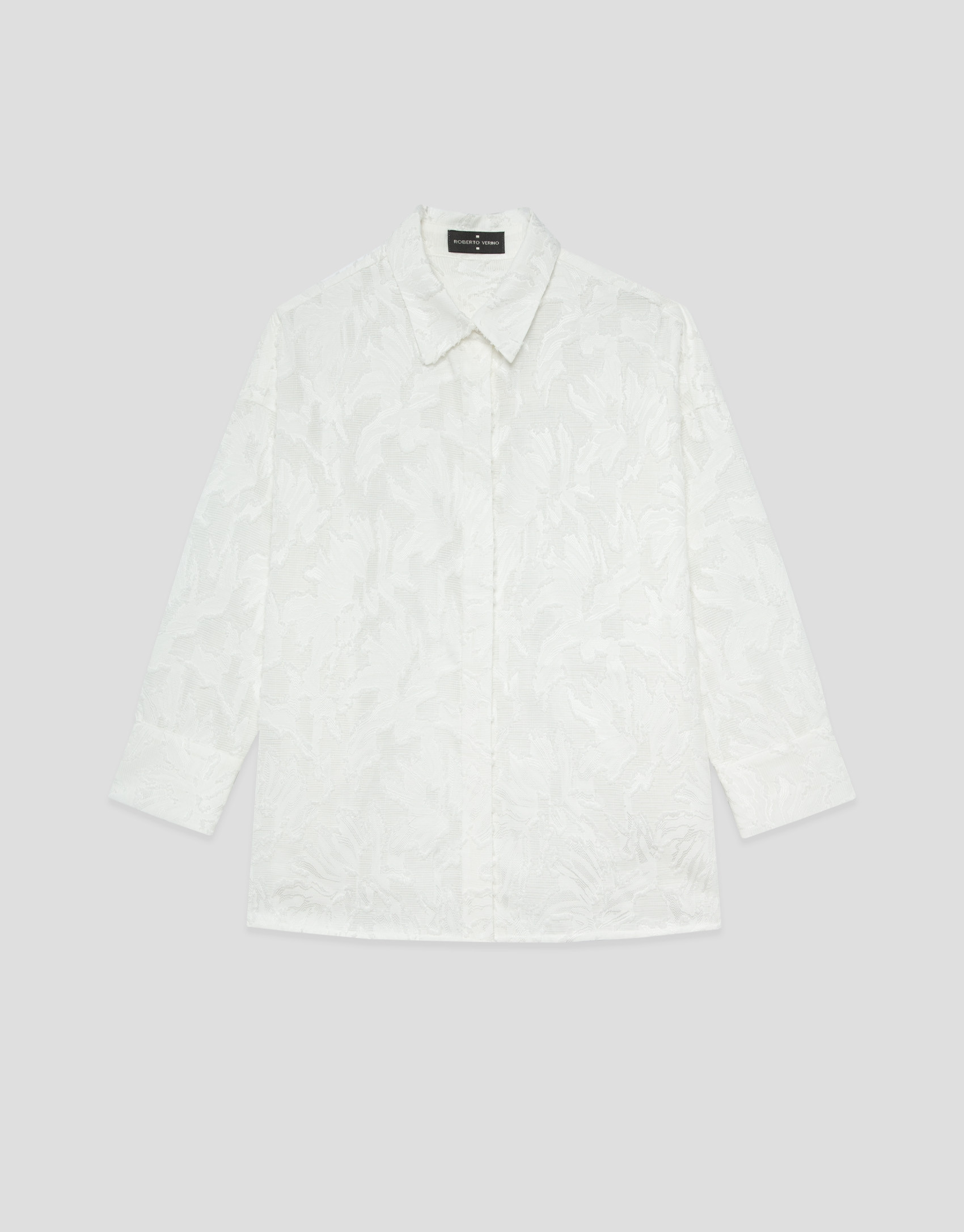 Oversized white shirt - Woman - SS2026 | Roberto Verino