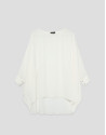 Long, flowing ecru blouse - Woman - SS2026 | Roberto Verino