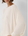 Long, flowing ecru blouse - Woman - SS2026 | Roberto Verino