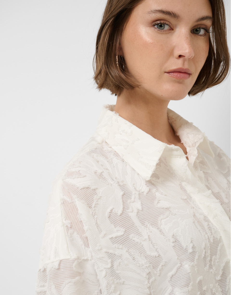 Camisa oversize blanca - Mujer - PV2026 | Roberto Verino
