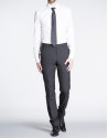 White striped dress shirt 