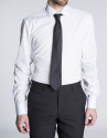 White striped dress shirt 