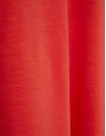 Camiseta hombro fruncido rojo coral - Mujer | Roberto Verino