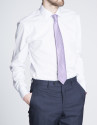 Camisa malva vestir rayas